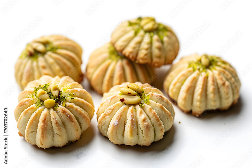 Desserts Eid al-Fitr, Eid al Adha Kahk (Eid Cookies) Arabic filled Pistachio or nut, Ramadan