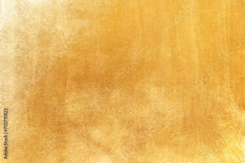 Gold abstract background or texture and gradients shadow horizontal shape with space for design. Web banner. Wide. Panoramic. Website header