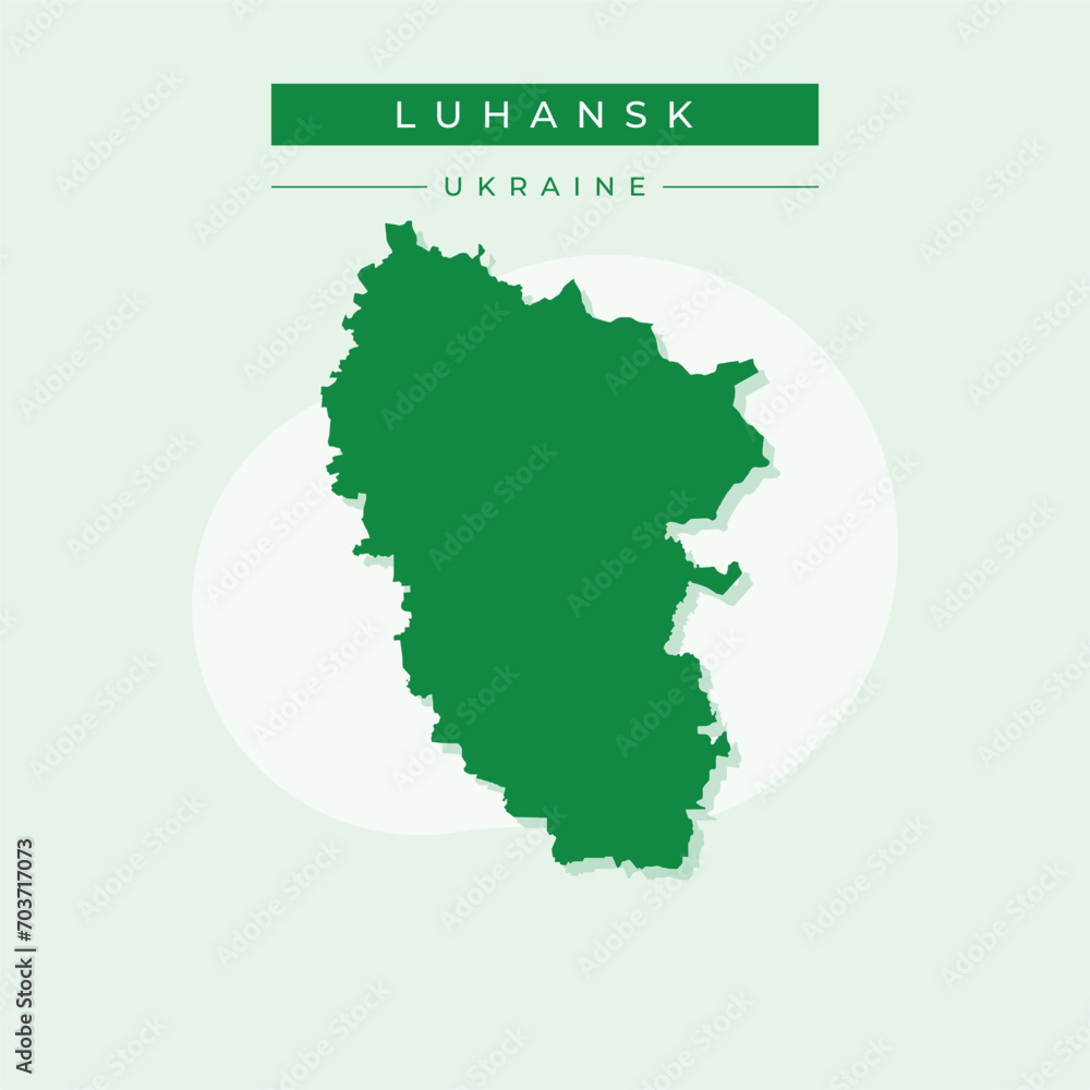 Vector illustration vector of Luhansk map Ukraine Vector illustration vector of Luhansk map Ukraine