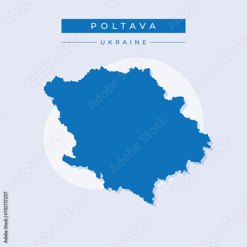 Photography Vector illustration vector of Poltava map Ukraine