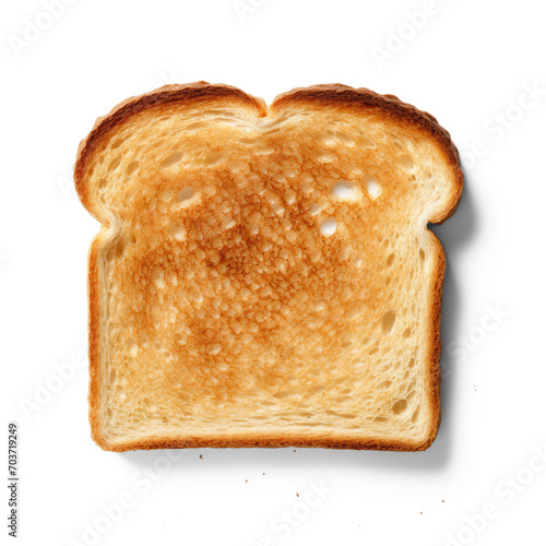 Toast bread isolate on transparency background png 