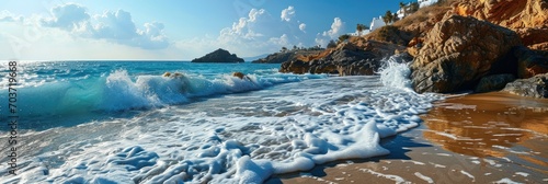 Beach Playa Del Matorral Morro Jable, Banner Image For Website, Background, Desktop Wallpaper