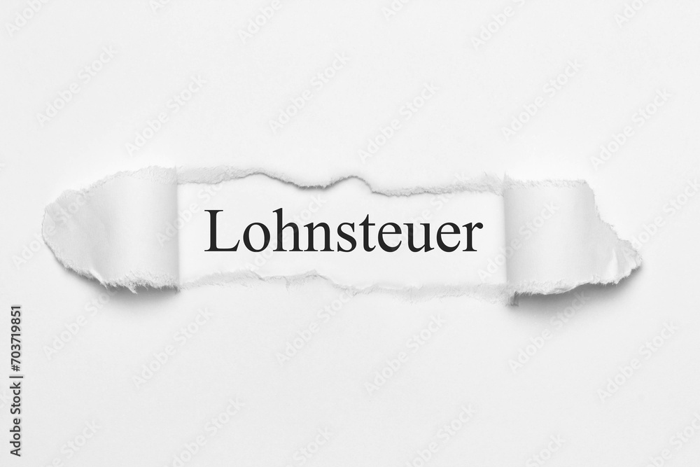Lohnsteuer Lohnsteuer