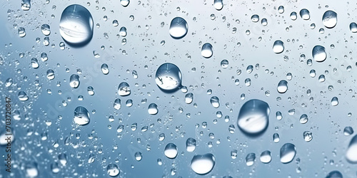 Rain drop on white background, a close up of water droplets on a white surface , Water Drops on a Window, depicts rain droplets on glass..for nature, weather, and environmental designs.