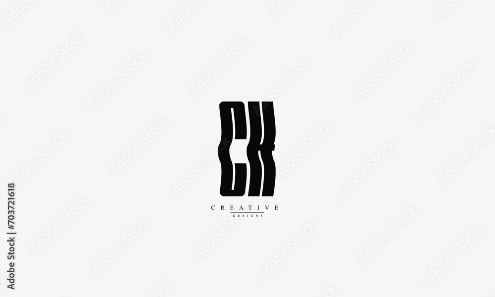 Obraz premium Alphabet letters Initials Monogram logo CH HC C H
