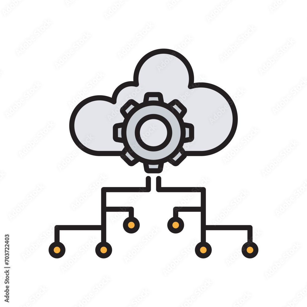 Digital Economy and EBusiness Illustration Digital Economy and EBusiness Illustration