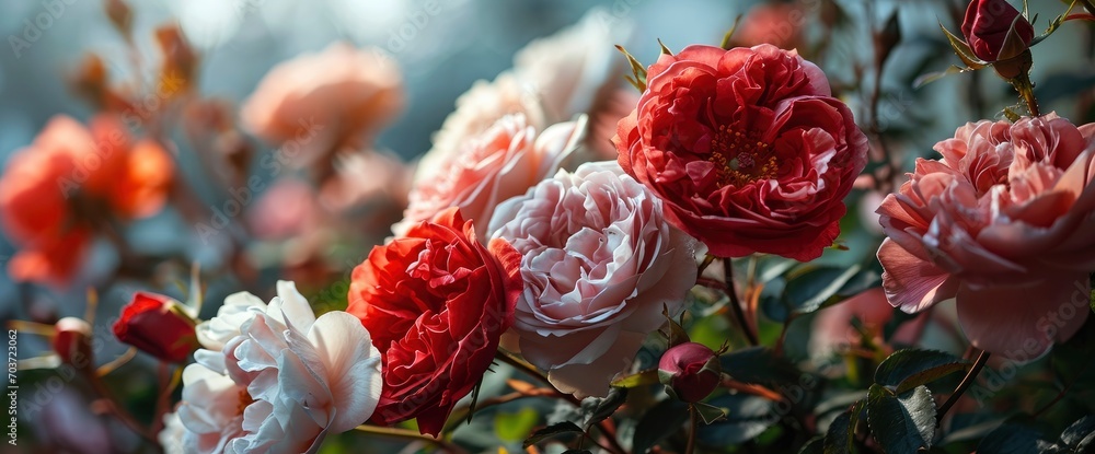 English Roses Background Festive Flower English Rose Composition, HD, Background Wallpaper ...