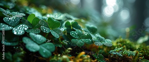 Green Clover Leaf Environmental Inspiration Concep, HD, Background Wallpaper, Desktop Wallpaper