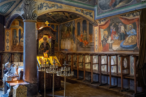 Interior of the Church of St Constantine and Helena. Plovdiv, Bulgaria, Southest Europe. photo