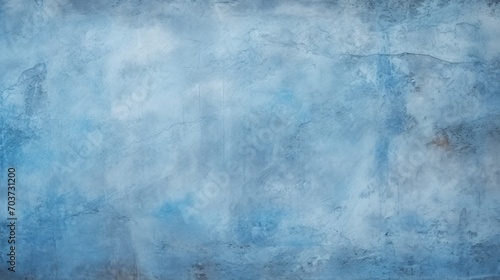 Serene blue concrete wall texture background - smooth and clean surface