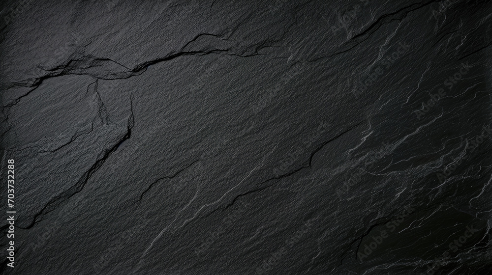 Dark grey black slate texture background. Black stone texture. Black granite slabs background - obrazy, fototapety, plakaty 