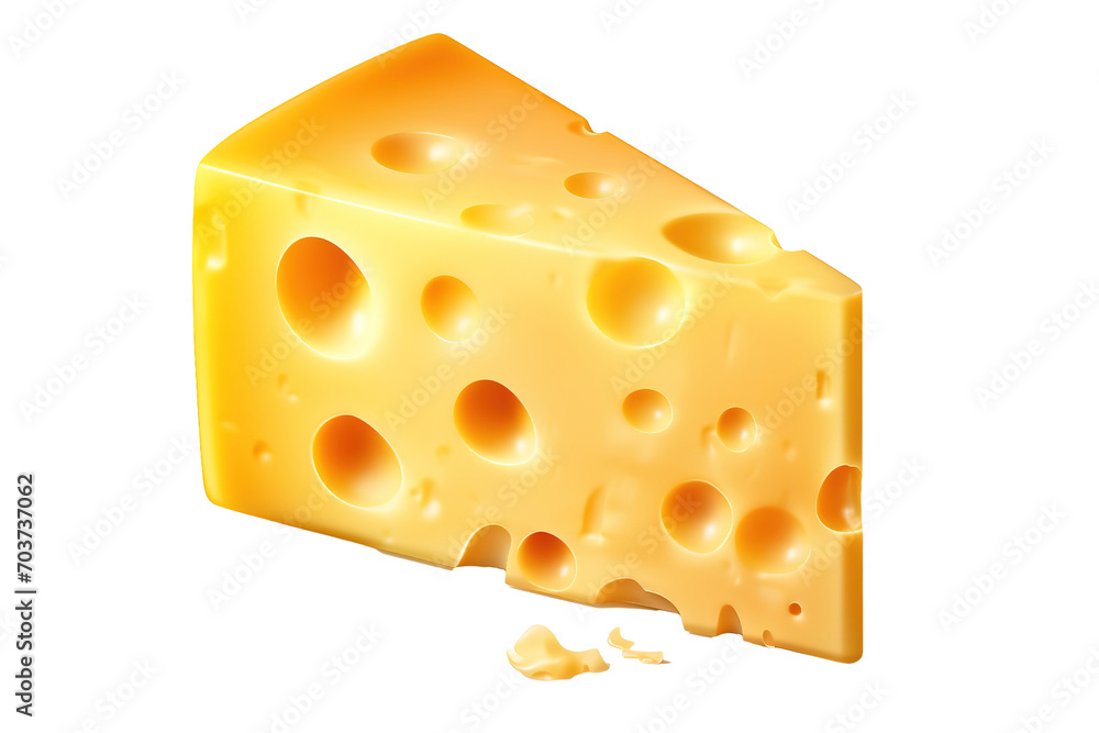 piececheese Isolated on transparent background piececheese Isolated on transparent background