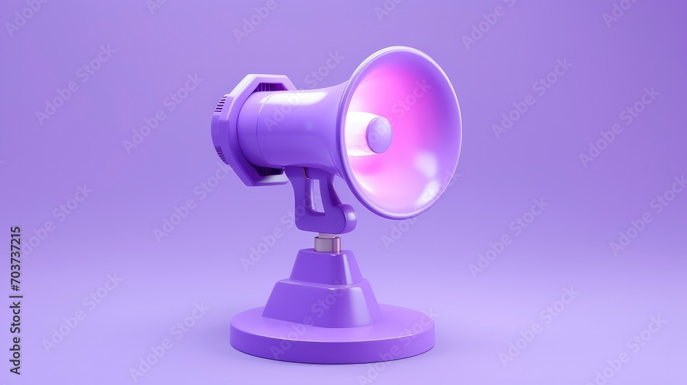 3D Social media frame post with Megaphone and Hashtag. Social network marketing and promotion. Online hype news concept. Cartoon creative design icon isolated on purple background. 3D Rendering 3D Social media frame post with Megaphone and Hashtag. Social network marketing and promotion. Online hype news concept. Cartoon creative design icon isolated on purple background. 3D Rendering