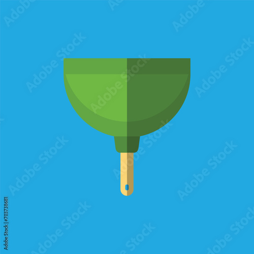 vector dust pan design, flat design isolated background. cleaning equipment design