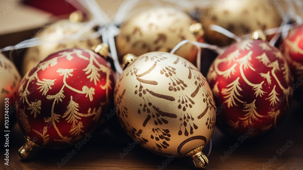 Christmas decorations close-up Christmas decorations close-up