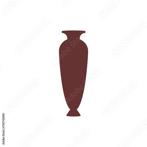 set of brown vase colors vase