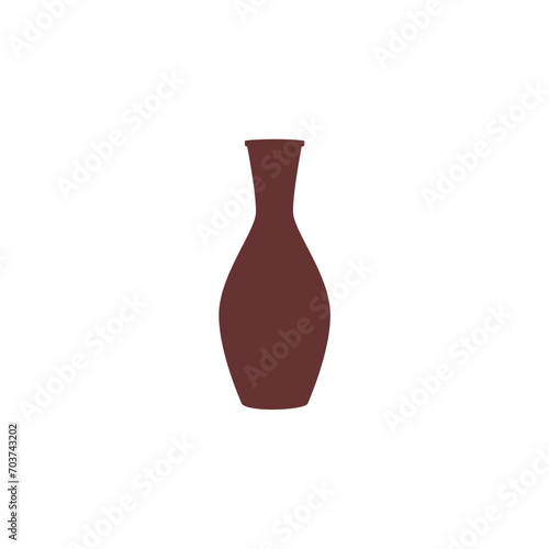 set of brown vase colors vase