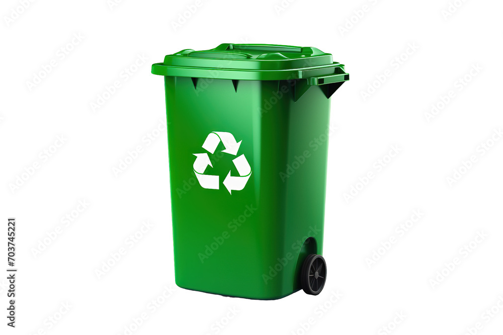 garbage container Isolated on transparent background garbage container Isolated on transparent background