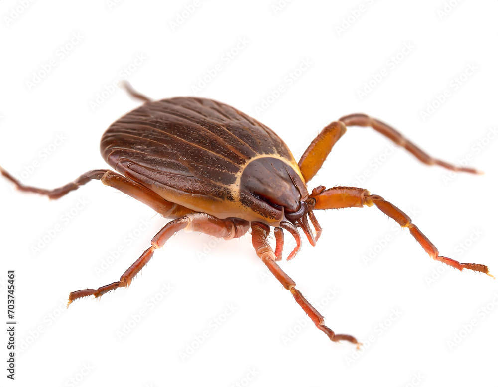 european tick Ixodida isolated on white background european tick Ixodida isolated on white background