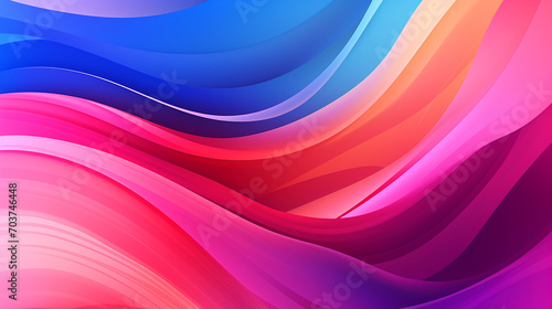 Vibrant Liquid Harmony  Gradient Colorful Abstract Background for Mobile Screen Luxury