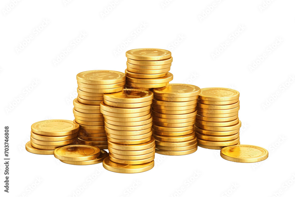 goldcoin Isolated on transparent background goldcoin Isolated on transparent background