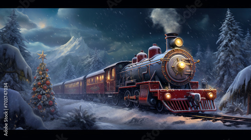 Festive Wonderland Express: Magical Christmas Train Adventure