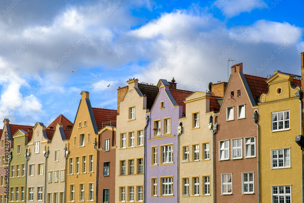 Colorful Facades of Gdansk's Heritage