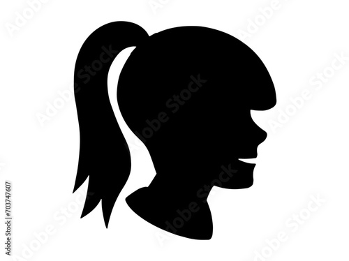 Female Avatar Profile Picture Silhouette 