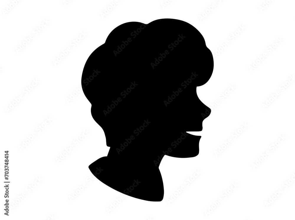 Avatar Male or Avatar Man Silhouette
