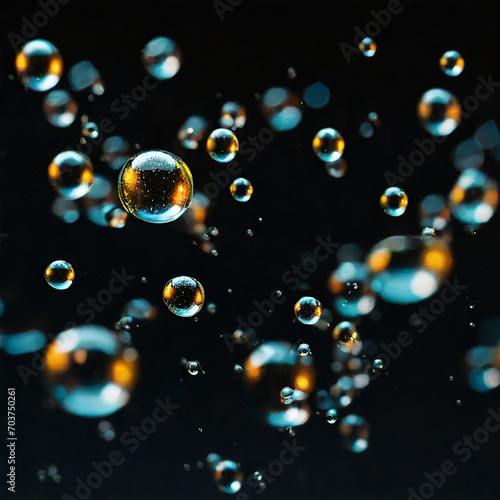 bubbles on black 16