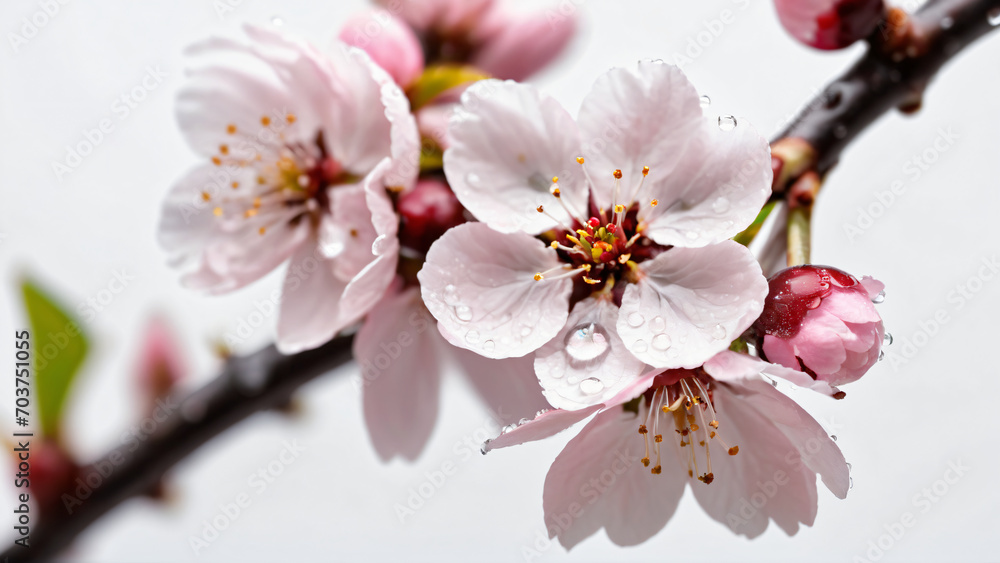 Naklejka premium Beautiful flower, Generative AI