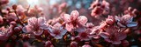 Spring Flowers On Pink Papper Background, Banner Image For Website, Background, Desktop Wallpaper