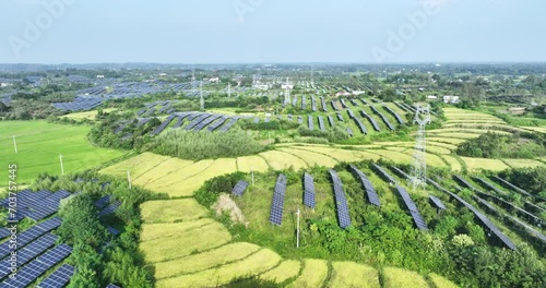 Wallpaper Mural view of solar power panels Torontodigital.ca