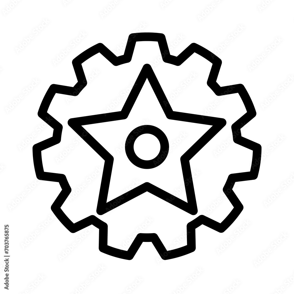 Obraz premium Gear icon PNG