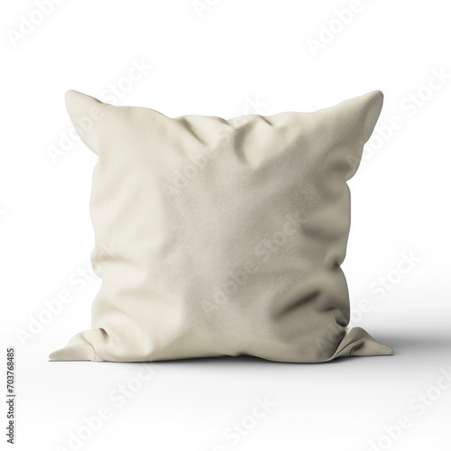 Modern minimal style elegant Cushion pillow isolated on white background