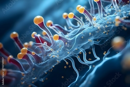 3d rendered illustration of bacteria