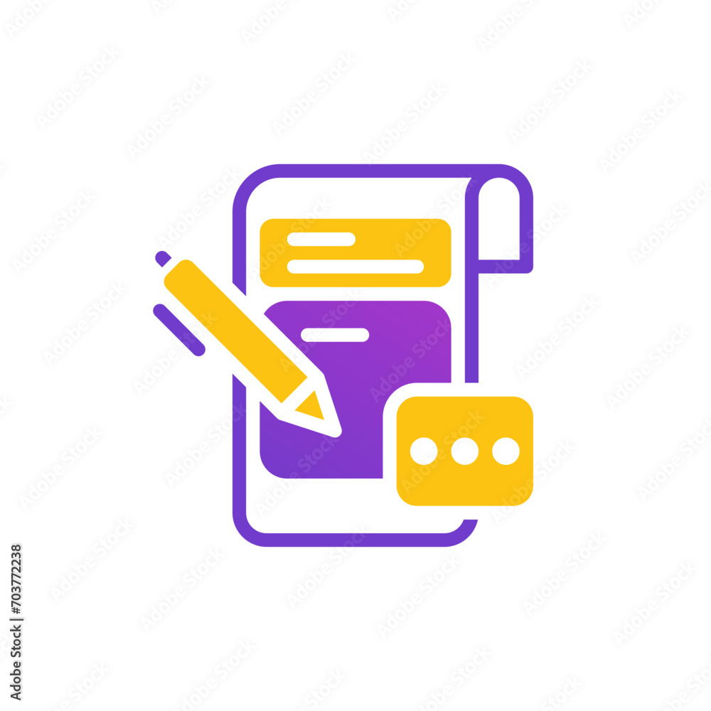 Ready-to-use unique modern message icons with changeable colors. Ready-to-use unique modern message icons with changeable colors.