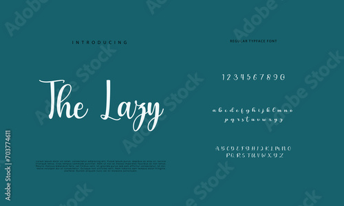 Signature Font Calligraphy Logotype Script Brush Font Type Font lettering handwritten

