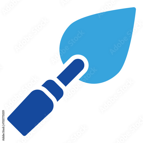 Screper icon or logo illustration glyph style