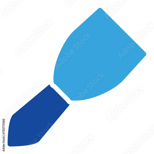 Screper icon or logo illustration glyph style
