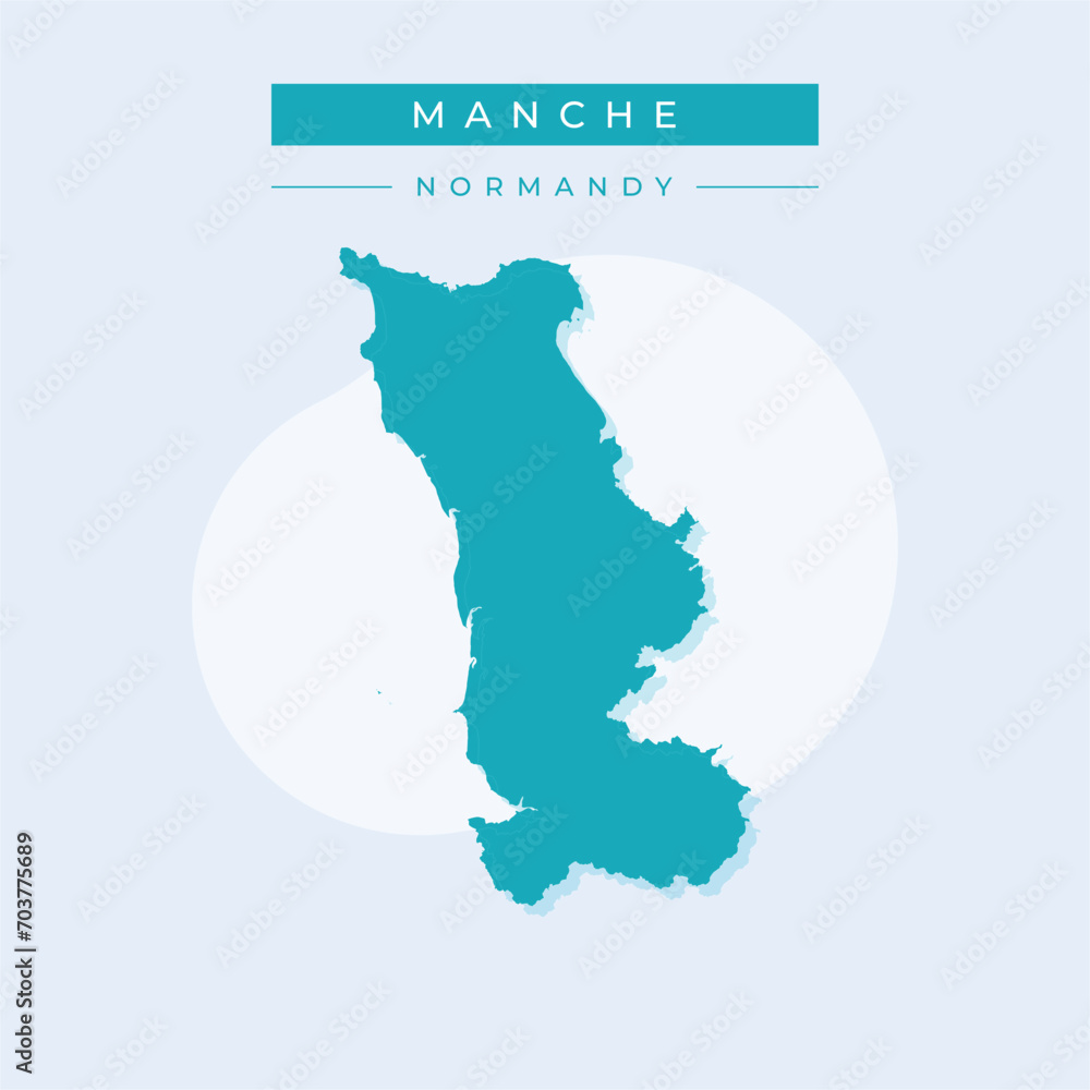 Vector illustration vector of Eure map France