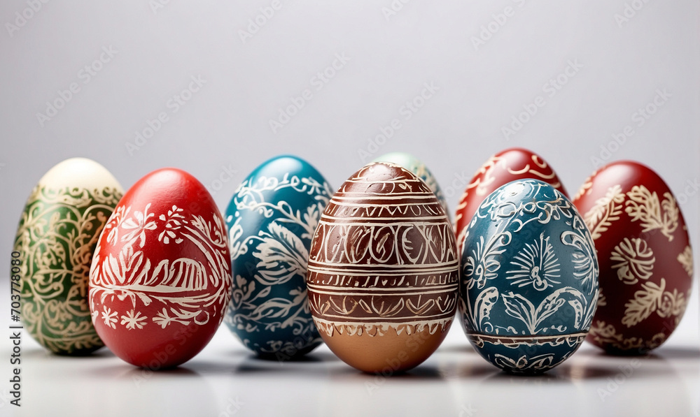 Beautiful Intricately Detailed Painted Easter Eggs Beautiful Intricately Detailed Painted Easter Eggs