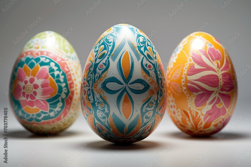 Beautiful Intricately Painted Easter Eggs Beautiful Intricately Painted Easter Eggs