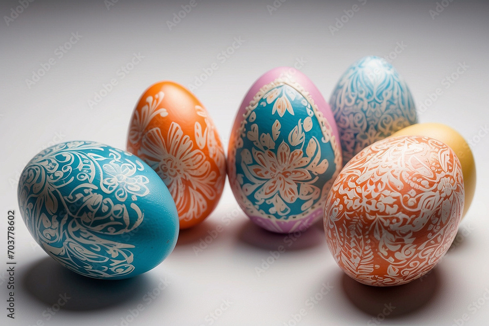 Beautiful Intricately Detailed Painted Easter Eggs Beautiful Intricately Detailed Painted Easter Eggs
