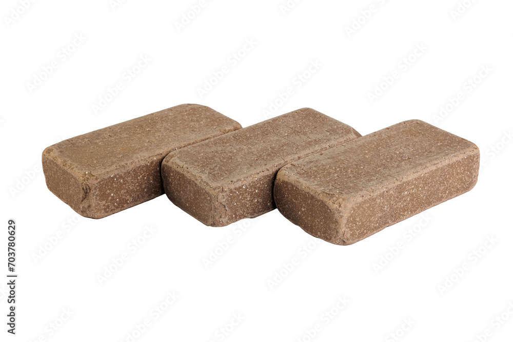 Sidewalk stone. Paving slabs Isolated white background. Full depth of field. Concept for advertising and design. Sidewalk stone. Paving slabs Isolated white background. Full depth of field. Concept for advertising and design.