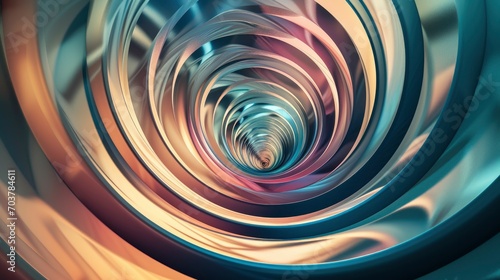 An abstract image of concentric circles expanding outward, photo