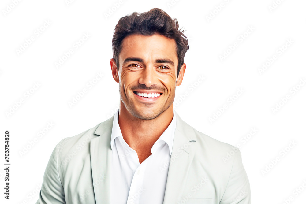 Young male confident businessman, white background isolate. Successful professional in suit, tie, entrepreneur. Young male confident businessman, white background isolate. Successful professional in suit, tie, entrepreneur.