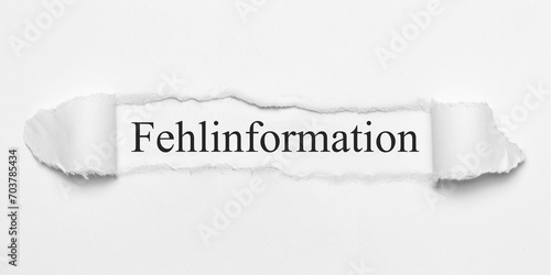 Fehlinformation 