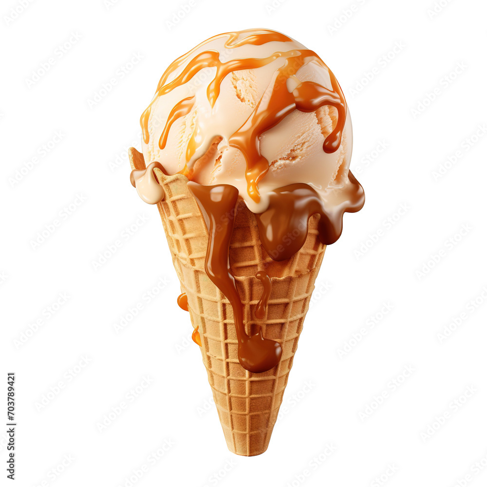 Ice cream Isolated on transparent background Ice cream Isolated on transparent background