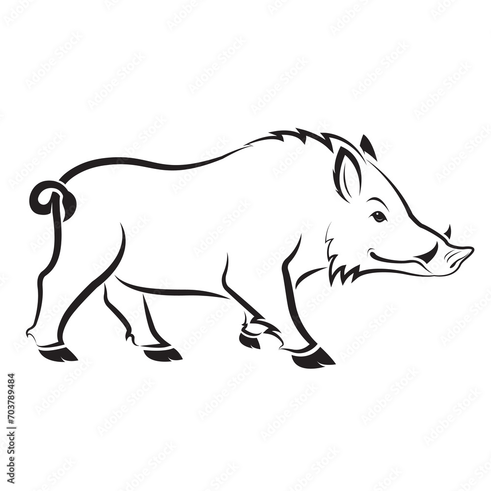 Boar design on transparent background. Mammals, Wild Animals. Boar design on transparent background. Mammals, Wild Animals.
